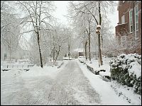 Haus Riswick im Winter
